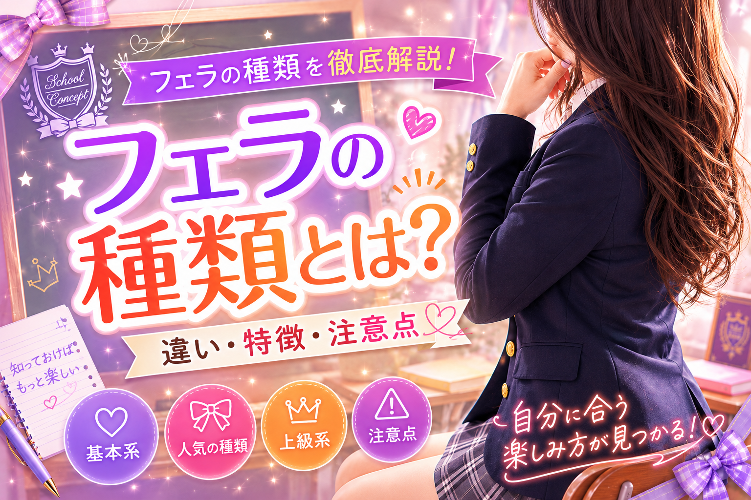 フェラの種類とは？違いと注意点を解説