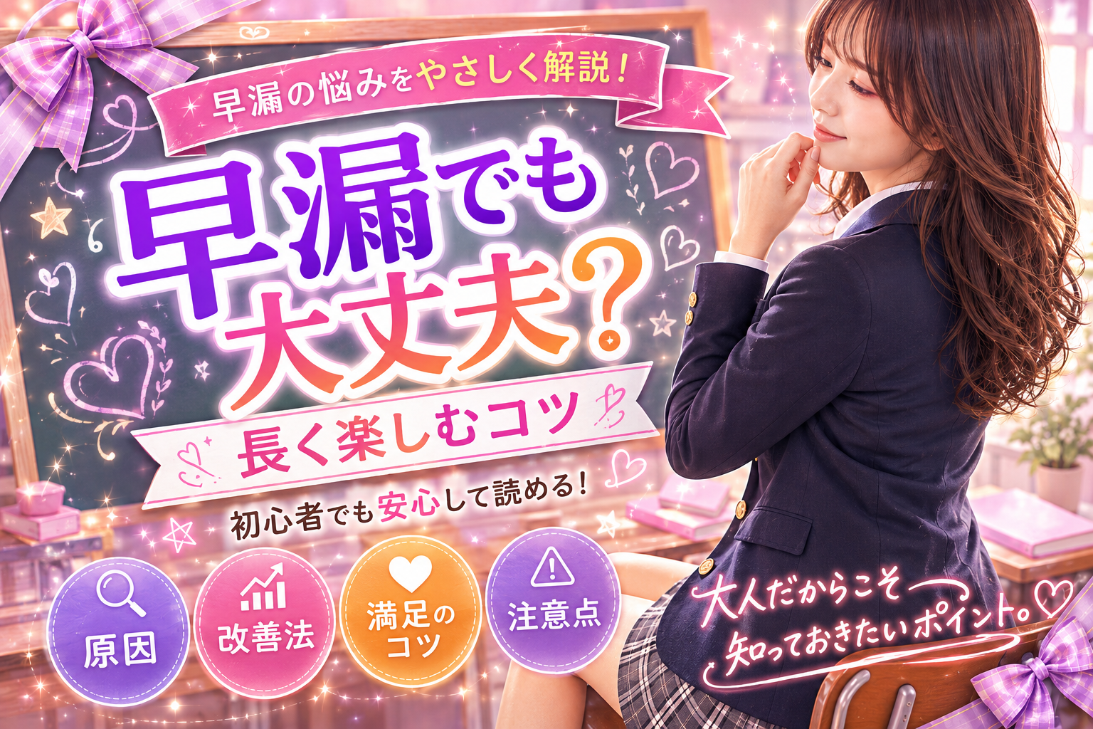 早漏でも大丈夫?長く楽しむコツ