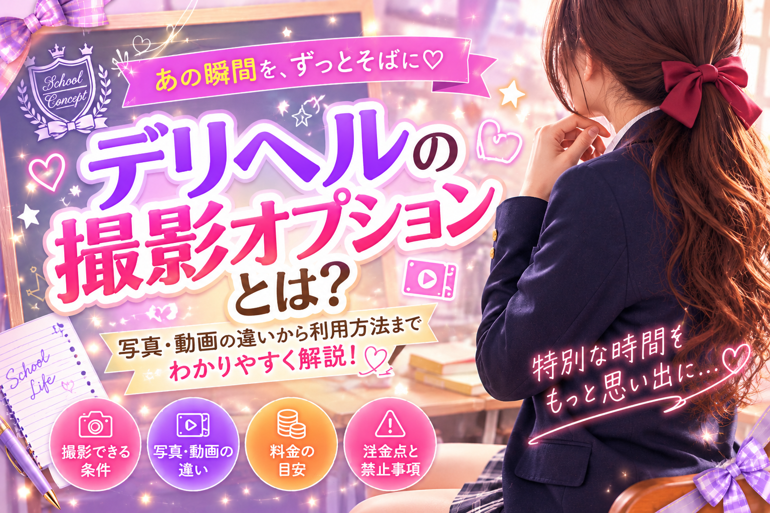 デリヘル撮影オプションの基本と注意点