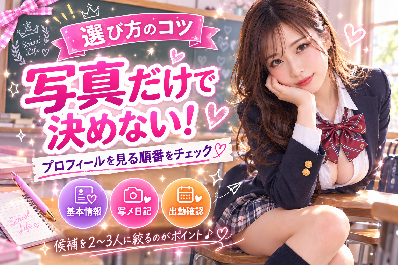 デリヘルのプロフィールはどこを見る?自分に合う女性の選び方を解説